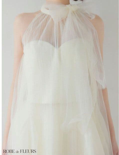 520ROBE de FLEURS ハイネックミニキャバドレス S