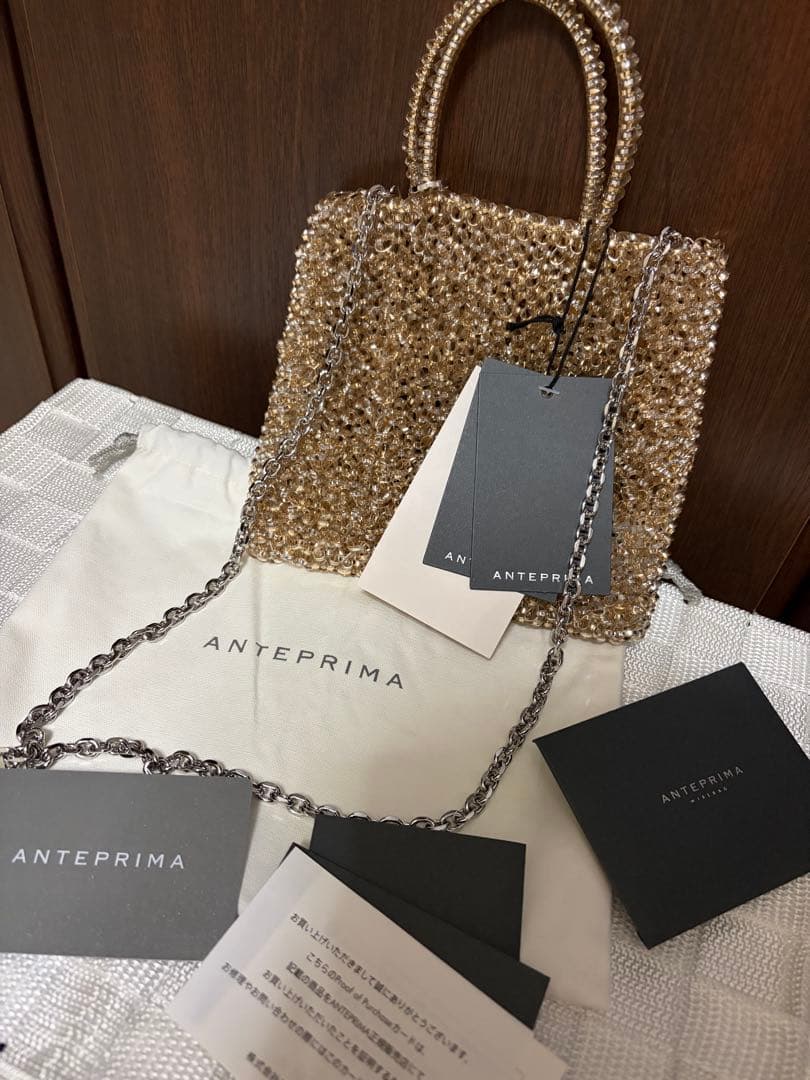 アンテプリマ　ワイヤーバッグ　スタンダードミニアトゥーラ　【新品未使用タグ付き】
