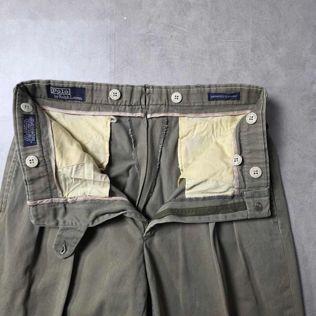 PoloByRalphLauren70sラルフローレンチノトラウザーズポロチノ