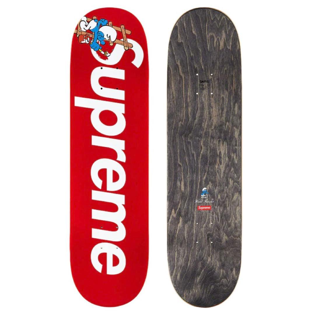 Supreme 20AW スマーフスケートボードデッキ レッド