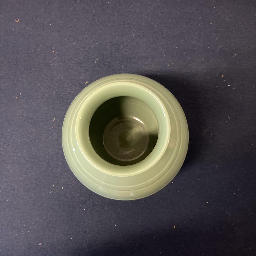 No.31060306 京焼二代宮永東山　青瓷古銅式圓文華生　共箱