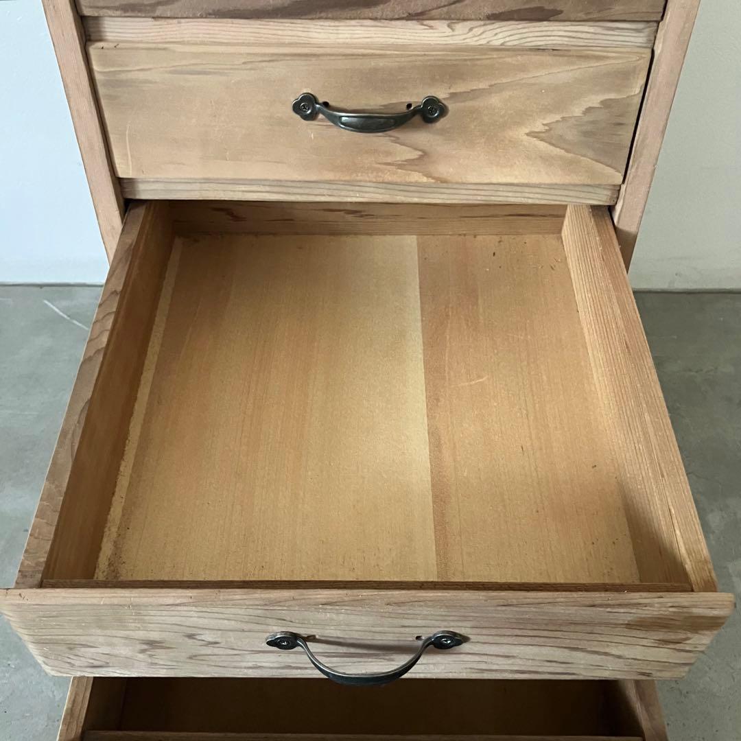 レトロ　アンティーク　古道具　古家具　剥離家具　ストリップド　抽斗　引き出し