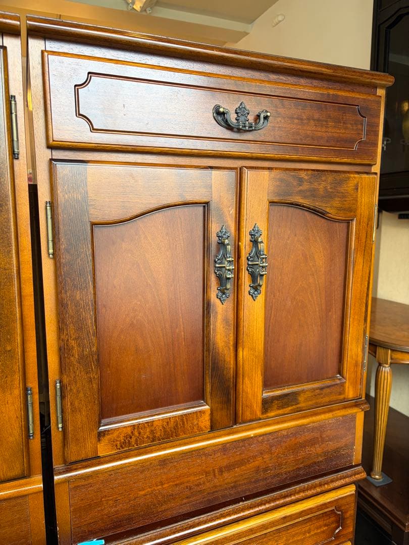 カリモク karimoku 木製 キャビネット 飾り棚 食器棚 アンティーク