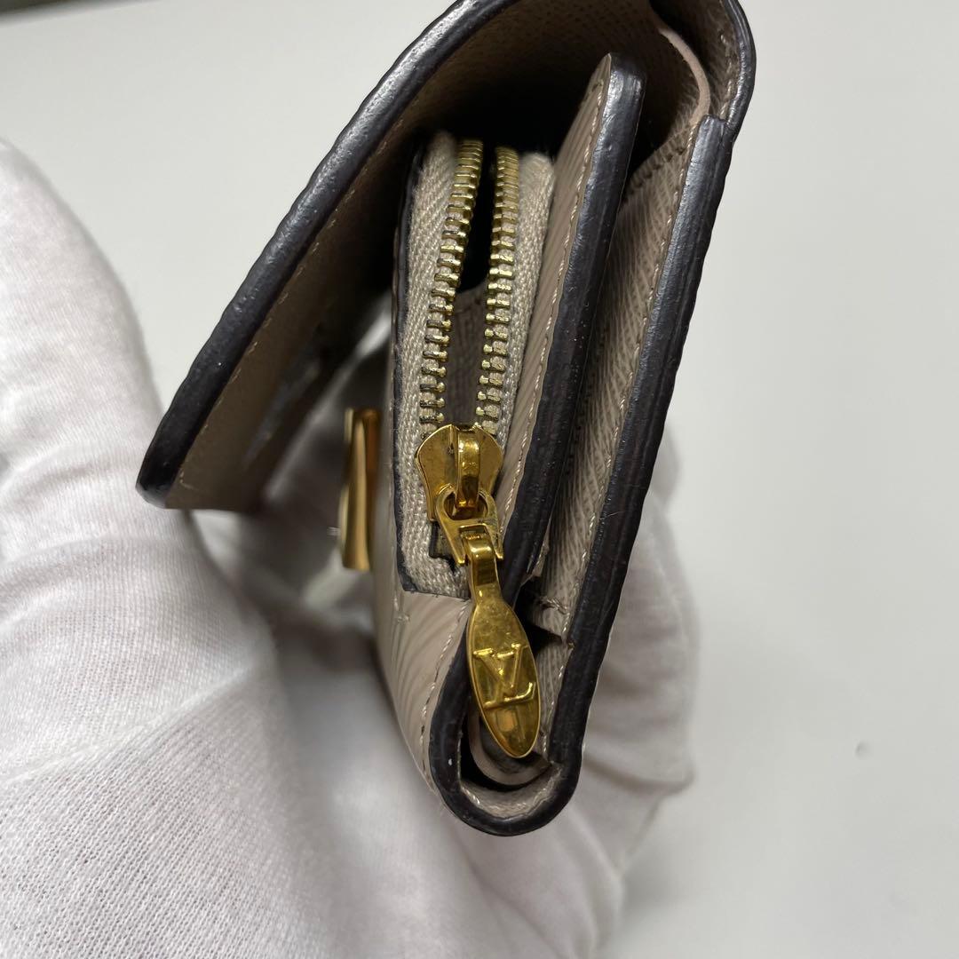 ブ*休様 訳あり　LOUIS VUITTON ポルトフォイユ・ツイスト ベージュ