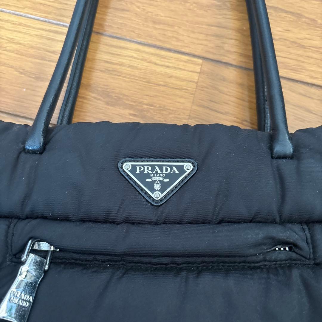 最終お値下げ　プラダ　テスートボンバー　トート　人気　黒
