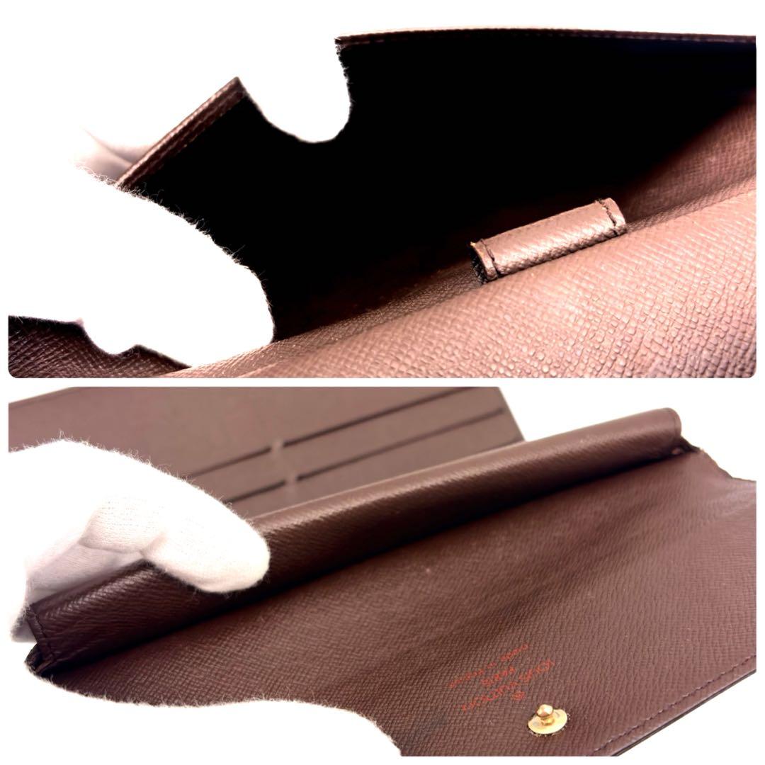 ✨️美品✨️ルイヴィトン ダミエ インターナショナル 長財布 エベヌ