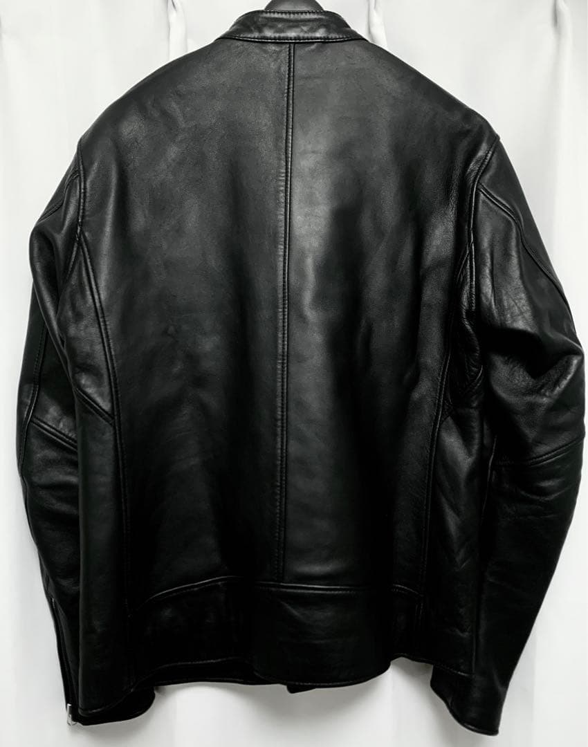 Lサイズ★ BEAUTY & YOUTH 羊革 シープレザー シングルライダース