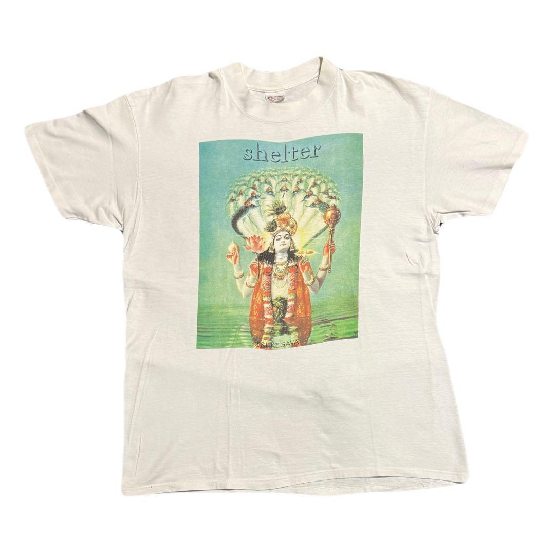 90s 当時物 shelter バンドTシャツ XL シェルター ハードコア