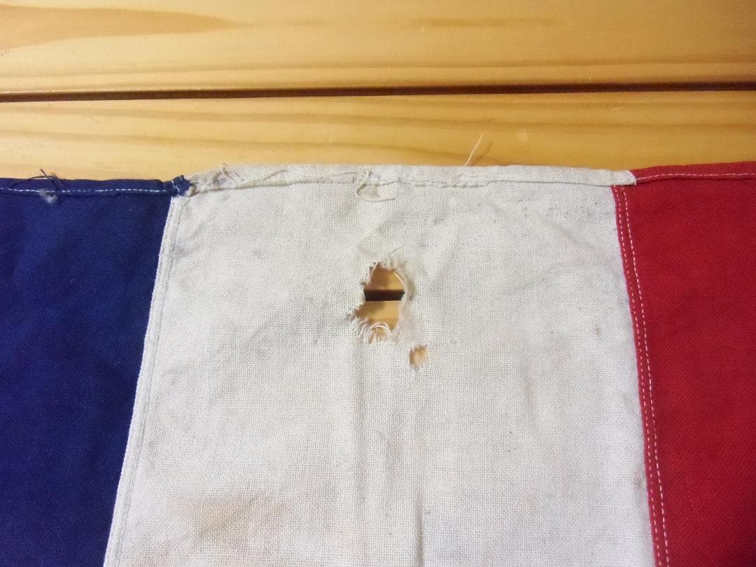 Ｆフランス軍＊１７９０～１７９４年トリコロール旗（真贋不明）