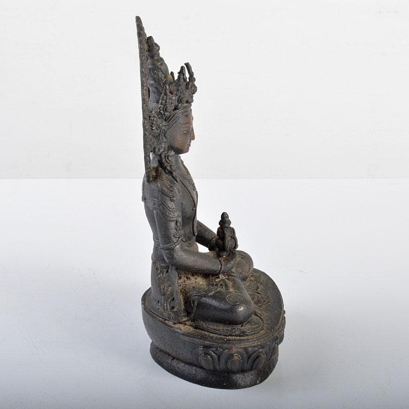 蜜璃　仏教美術　古銅　チベット仏　仏像　置物　C　R4366