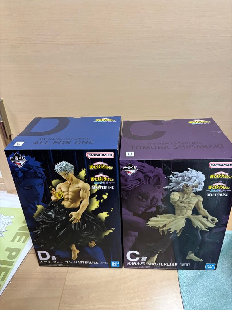 一番くじ 僕のヒーローアカデミア 更に向こうへ C賞 D賞 フィギュア　セット