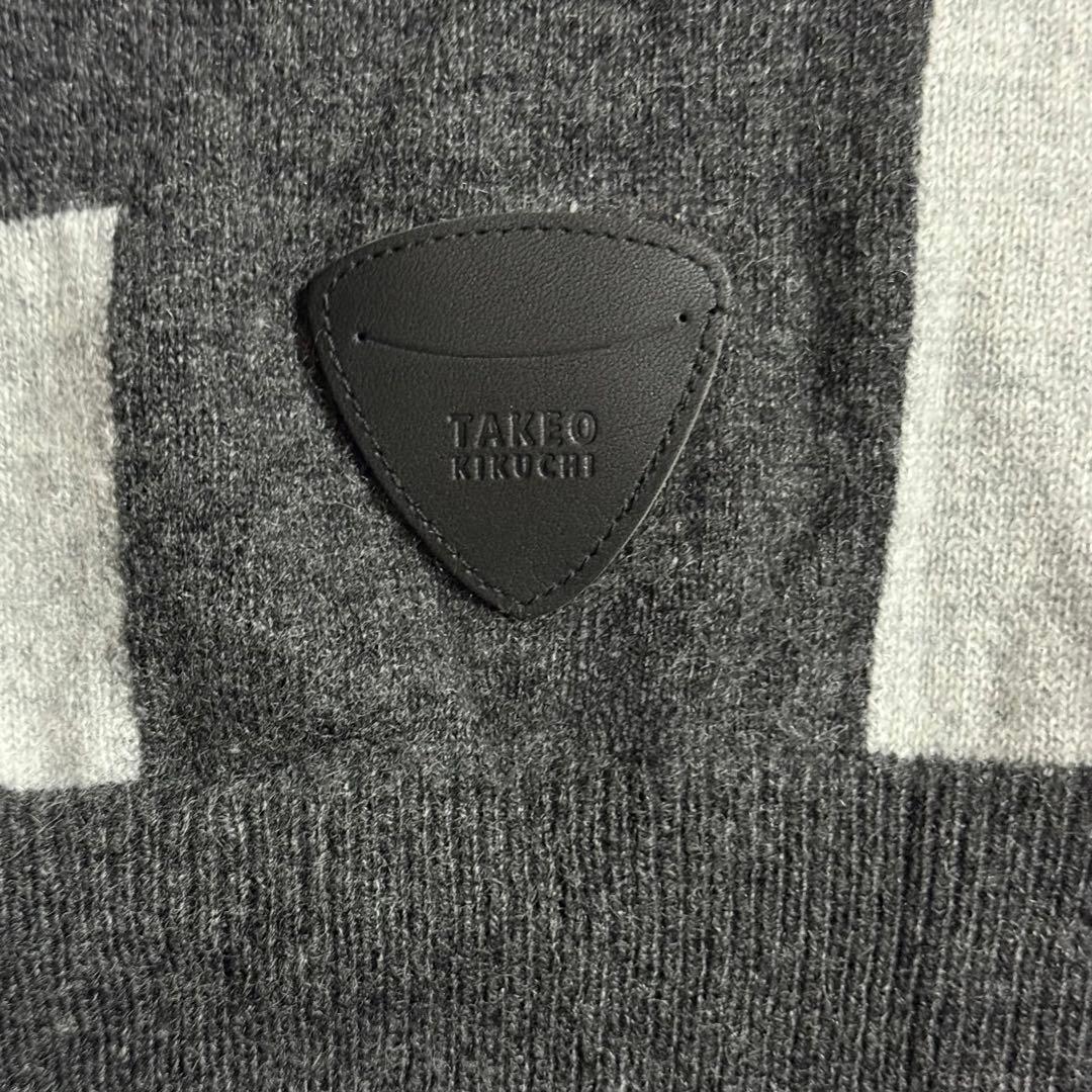 布袋寅泰 HOTEI× TAKEO KIKUCHI カシミヤセーター グレー