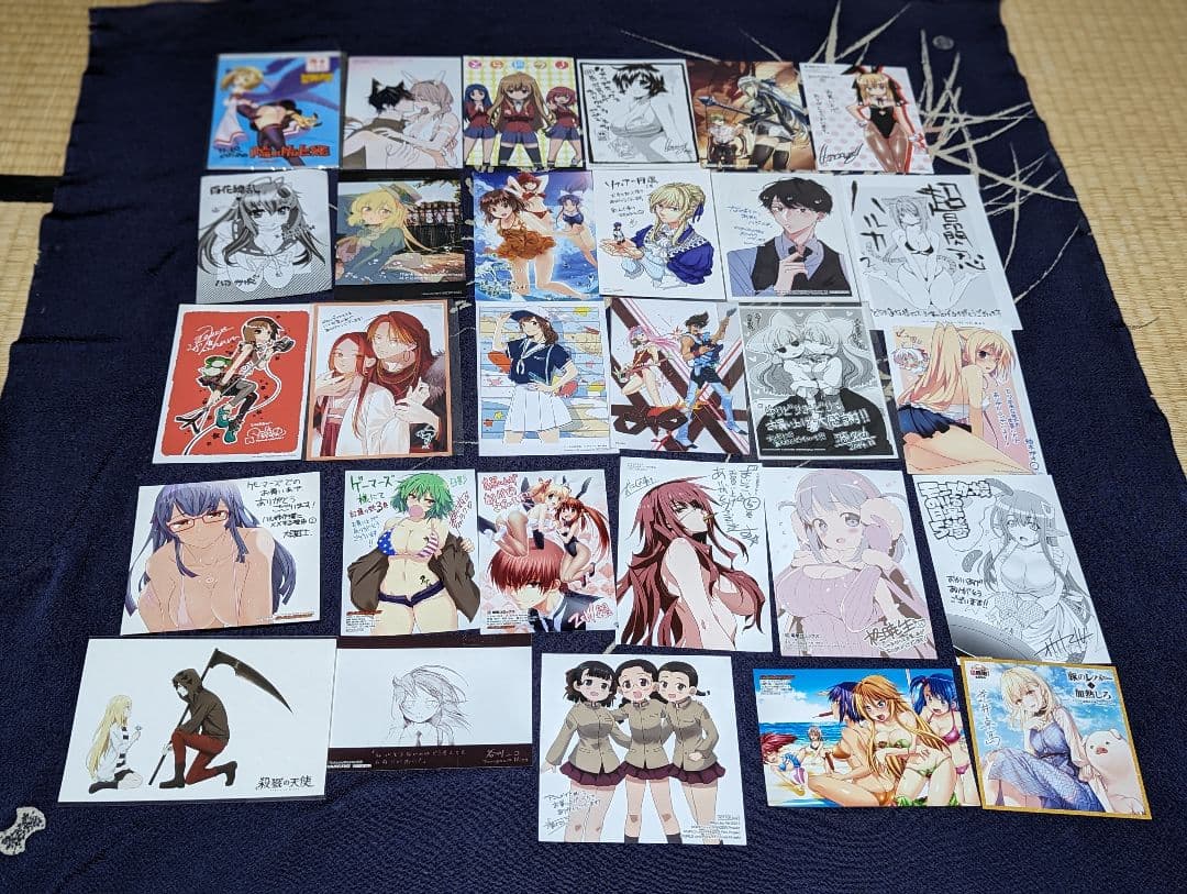特典　ペーパー　イラストカード　類　約100点セット