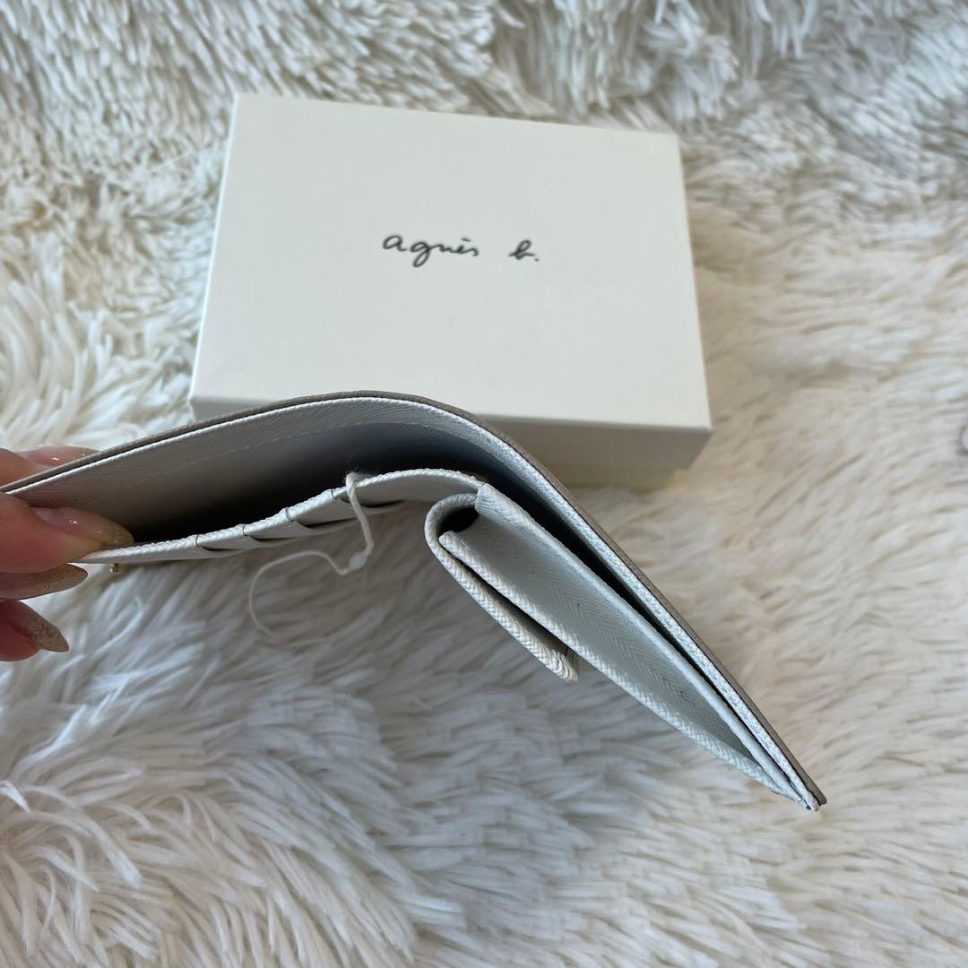 【新品未使用】アニエスベー レザー 二つ折財布