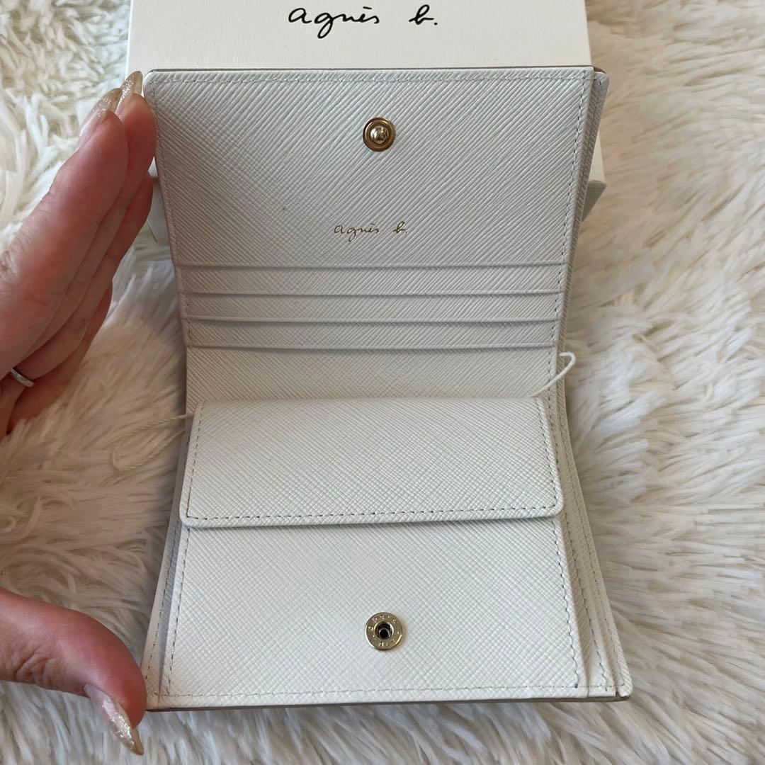 【新品未使用】アニエスベー レザー 二つ折財布