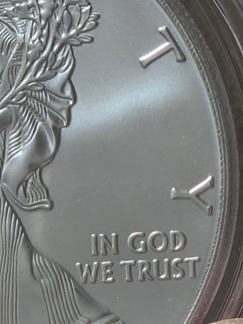 (MS70)アメリカ合衆国　シルバー イーグル銀貨　2013 S サイン入り