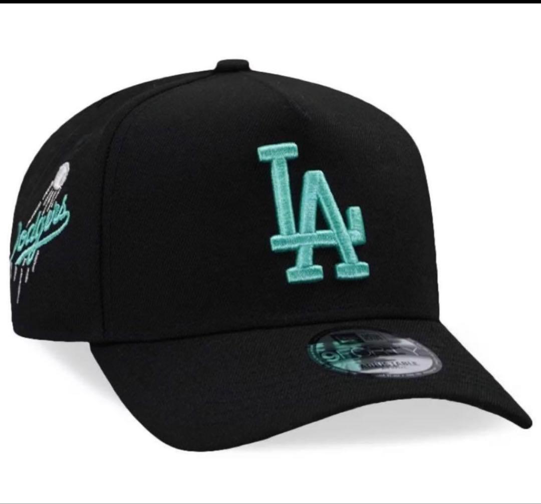 ニューエラ　ドジャース　海外　限定　ティファニーブルー　スナップバック