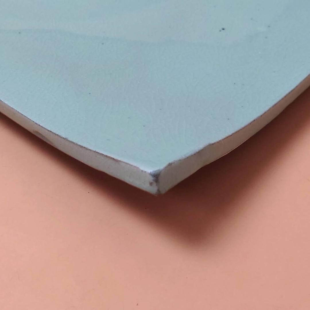 【現状品】 陶器 大皿 銘あり 房山作？ 辰山作？ 秀貞 定価56000円？