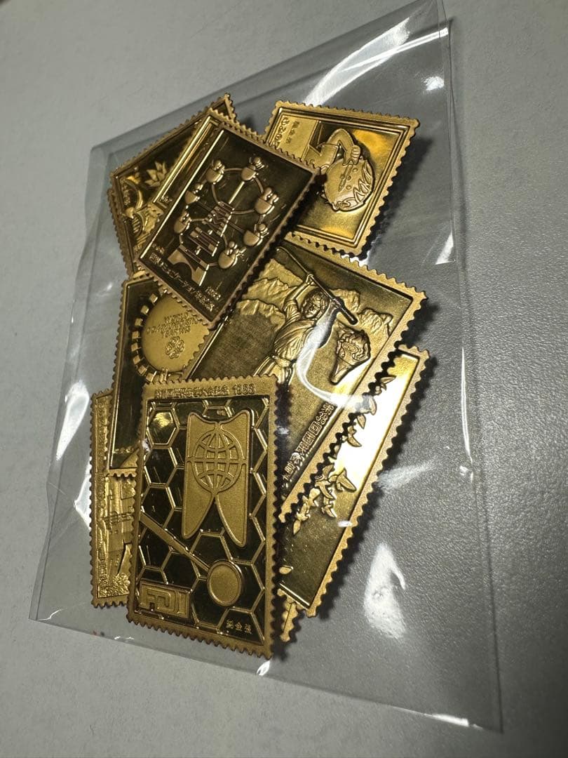 松本徽章工業　金属工芸品 プレート型 純金張 貴重 日本の老舗 27.06g