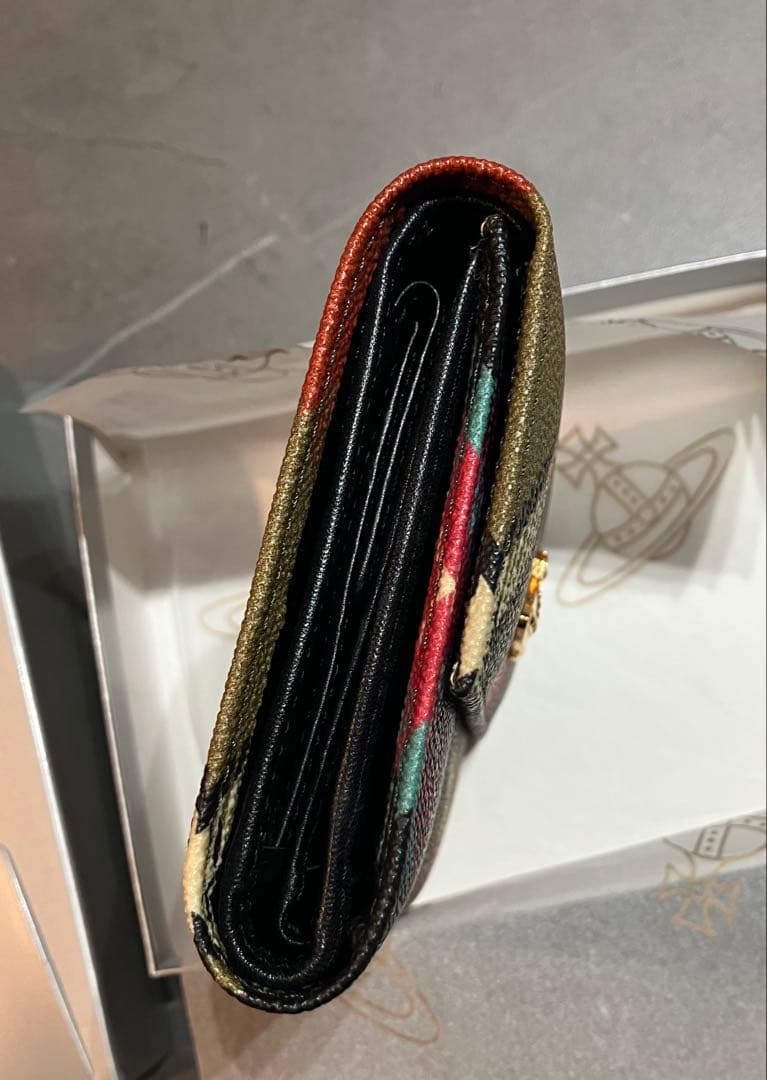 ヴィヴィアンウエストウッド　三つ折り財布　ダービーチェック