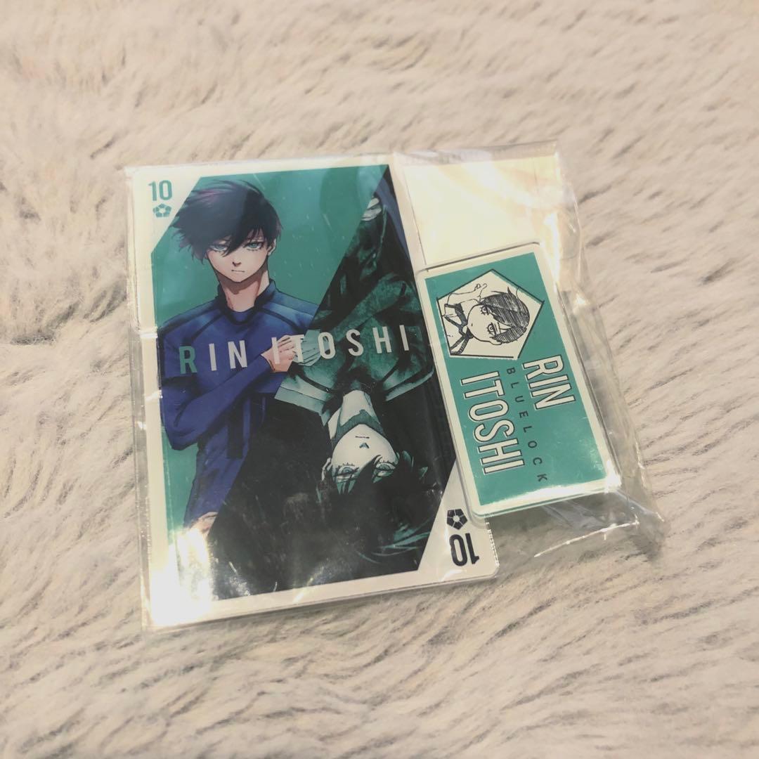 【新品未使用品】ブルーロック 糸師凛 プリンセスカフェ アクリルネームプレート