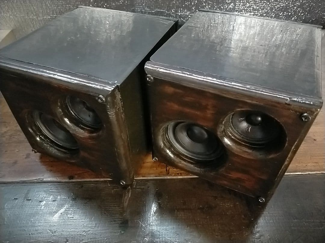 【自作040】2way-VCCコンパクトキューブスピーカーLimited