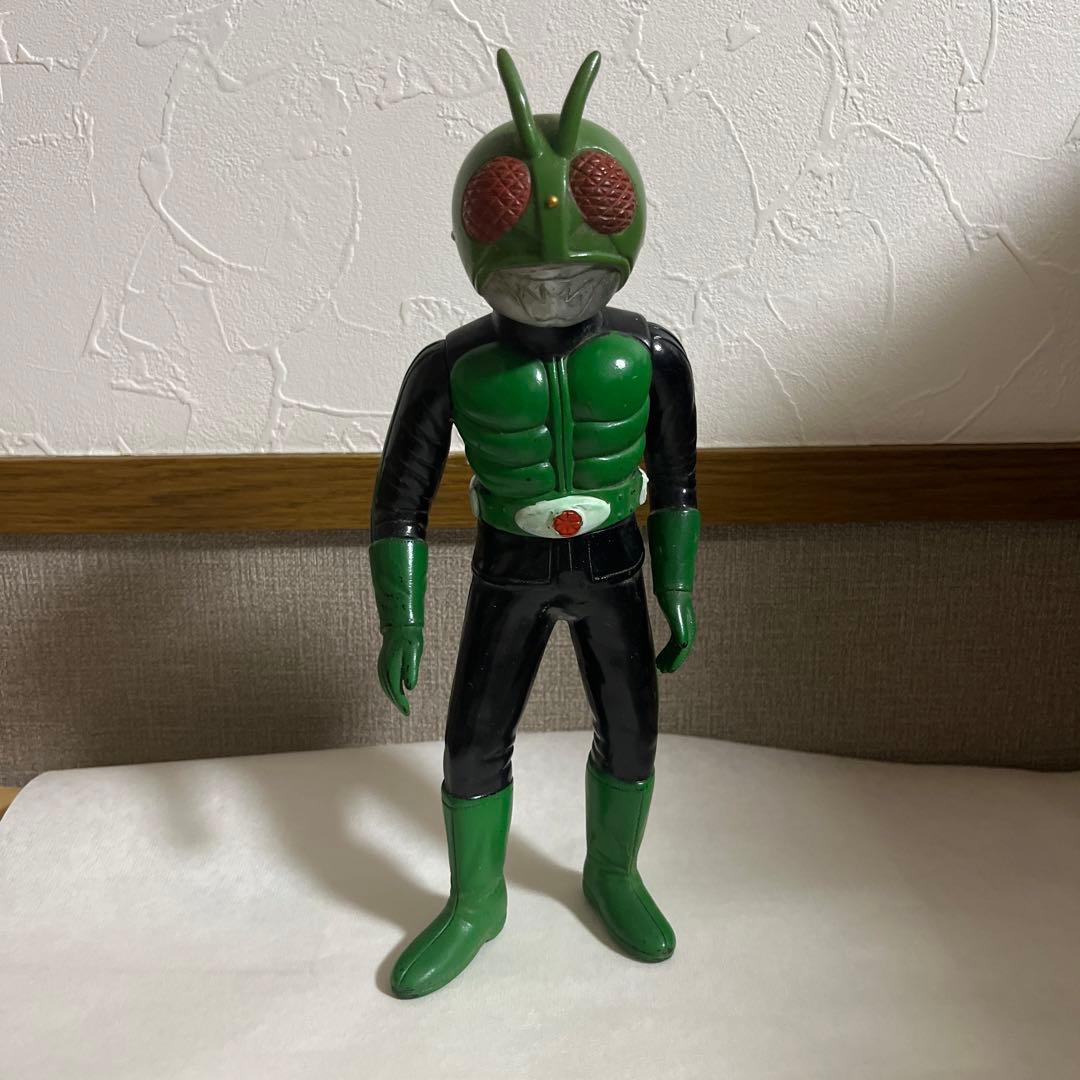 ⚠️当時物　旧バンダイ　仮面ライダー　ソフビ　約20センチ
