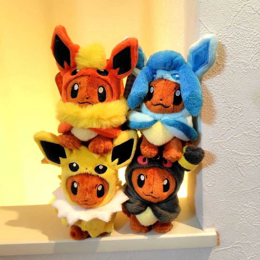 ポケモン イーブイ マスコット ポンチョシリーズ ８体セット ポンチョイーブイ