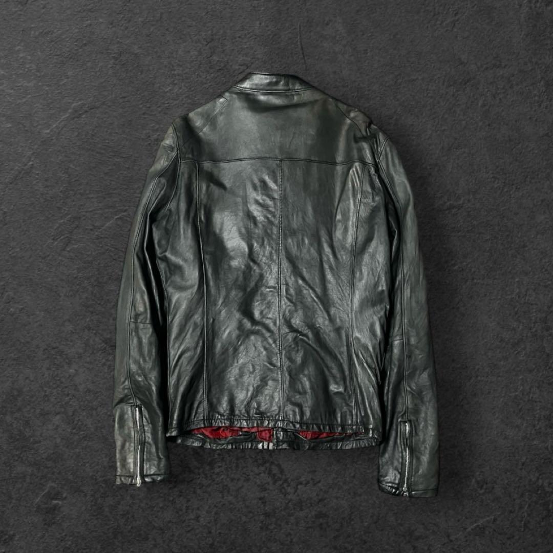 00s RESTART TAILOR ZAZOUS 黒レザージャケット 羊革