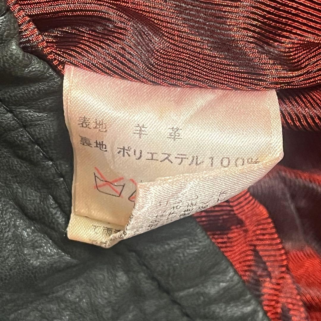 00s RESTART TAILOR ZAZOUS 黒レザージャケット 羊革