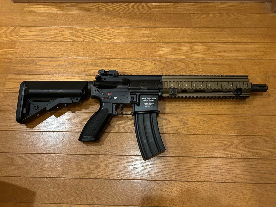 HK 416 D 次世代電動ガンロアレシーバーレーザ刻印追加、ハンドガードA5