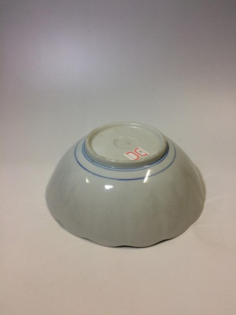 ★幕末～明治★　古伊万里　染錦　深鉢＿2/寿