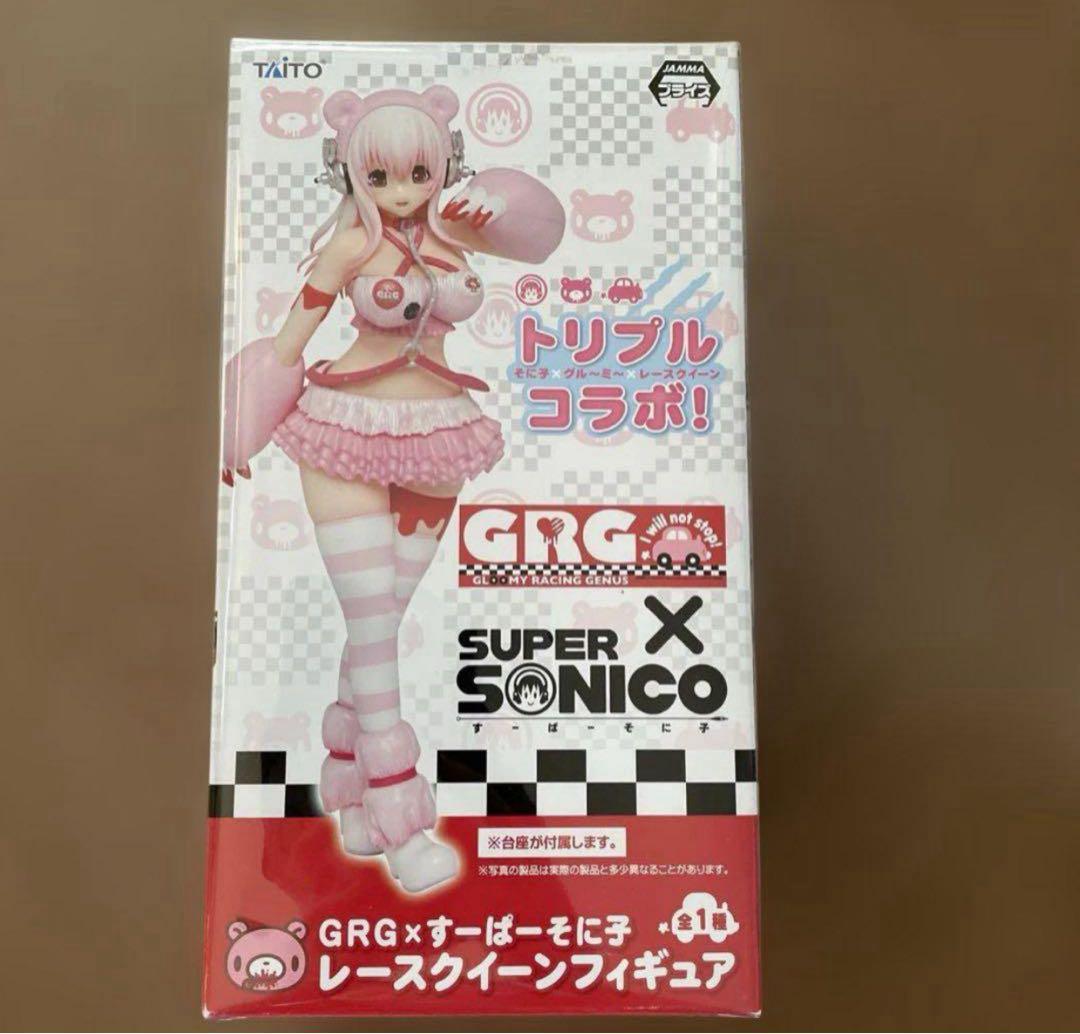 未使用　チャックスGP　GRG×すーぱーそに子　レースクイーンフィギュア