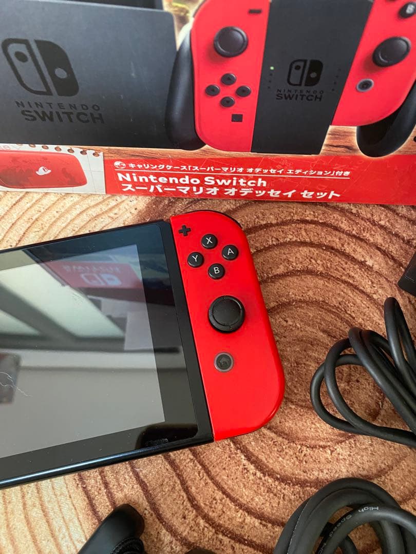 Nintendo Switch ニンテンドースイッチ本体マリオモデルカセット付き