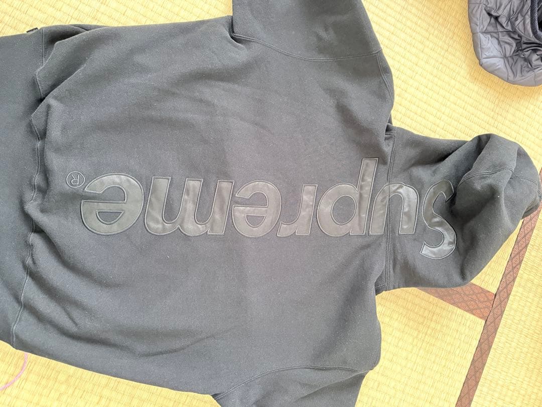 トップス Supreme Satin Applique Hooded Sweatshirt