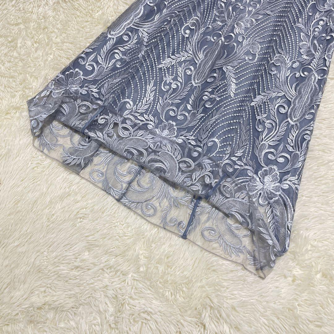 美品 Ｍ【PourVousお呼ばれミモレ丈&七分袖フォーマルオケージョン】