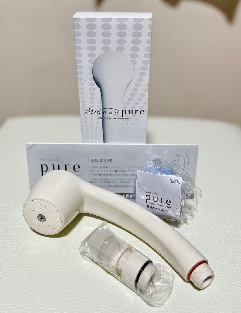 【中古】yosa シャワーヘッド ビナーノ ピュア ウルトラファインバブル