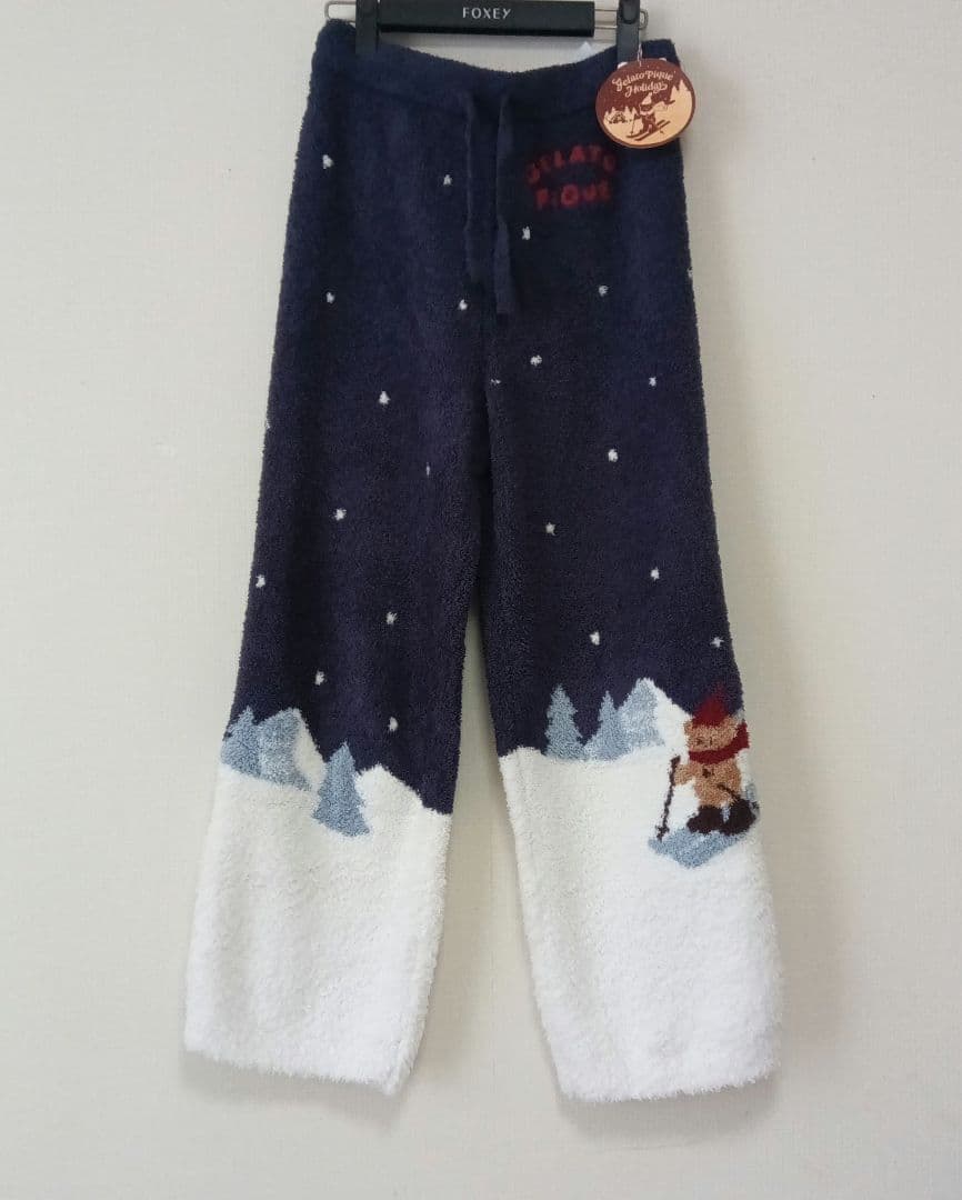 ジェラピケ　スキーベア　ホリデー　 ロングパンツ