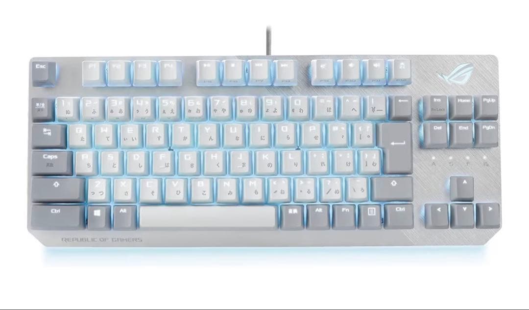 ASUS白光キーボードROG Strix Scope NX TKL有線 日本語配