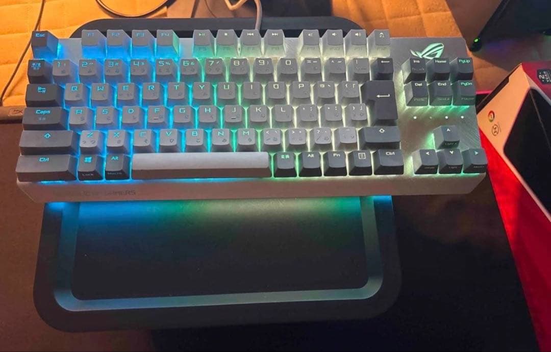 ASUS白光キーボードROG Strix Scope NX TKL有線 日本語配