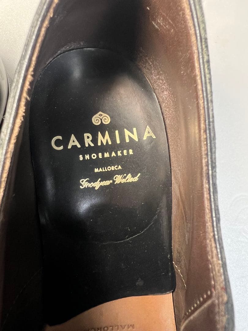 【ぺぱろに】CARMINAカルミナ　5 1/2 24.0cmブラック