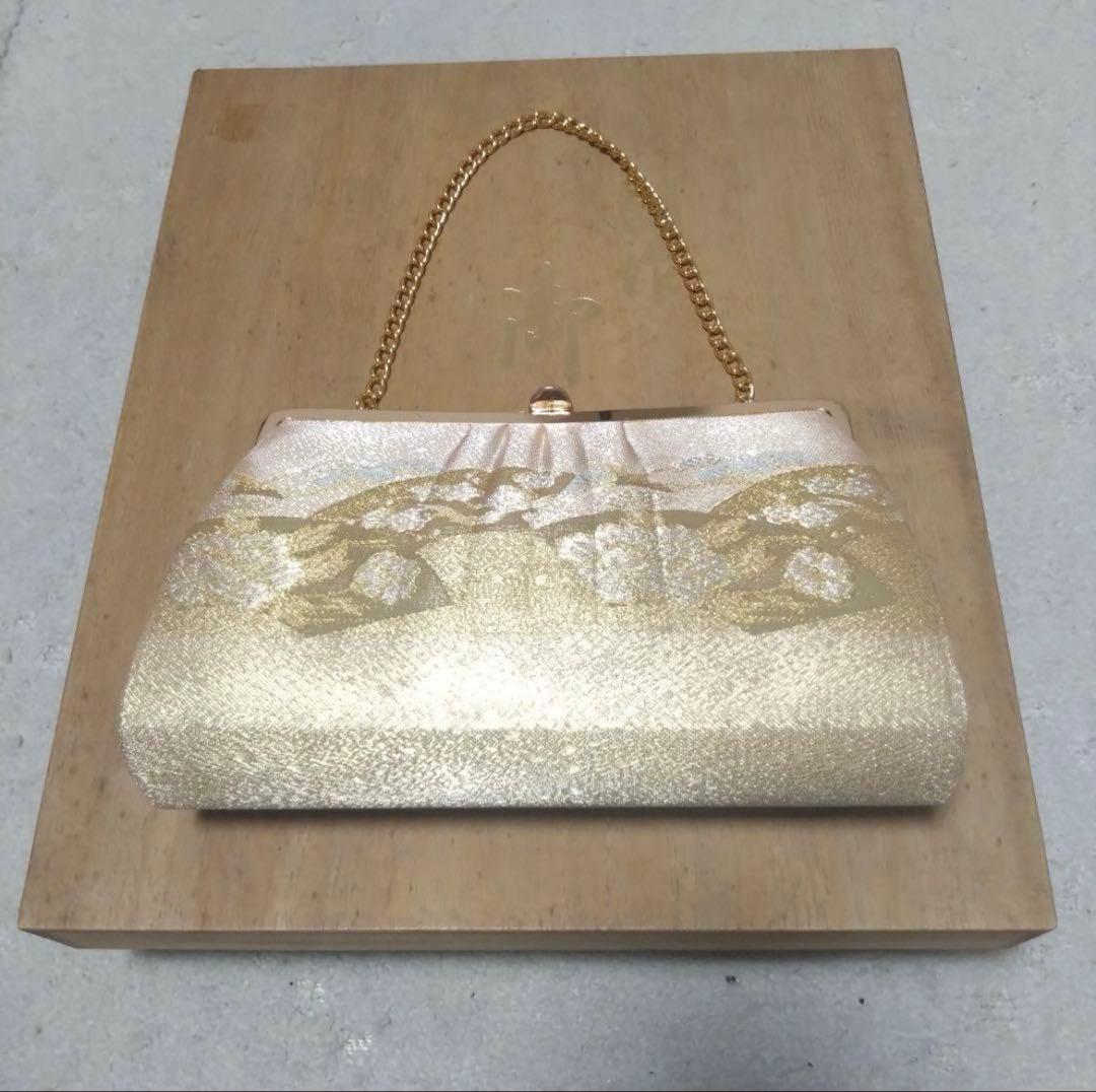 草履とバッグのセット Lサイズ ゴールド