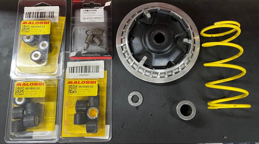 マロッシマルチバリエーターハイスピードプーリー　YAMAHA N-MAX125用