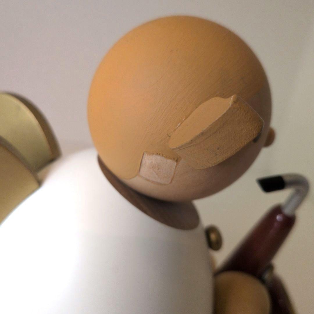 ギュンター・ライヒェル 木製人形 サクソフォンを吹く天使