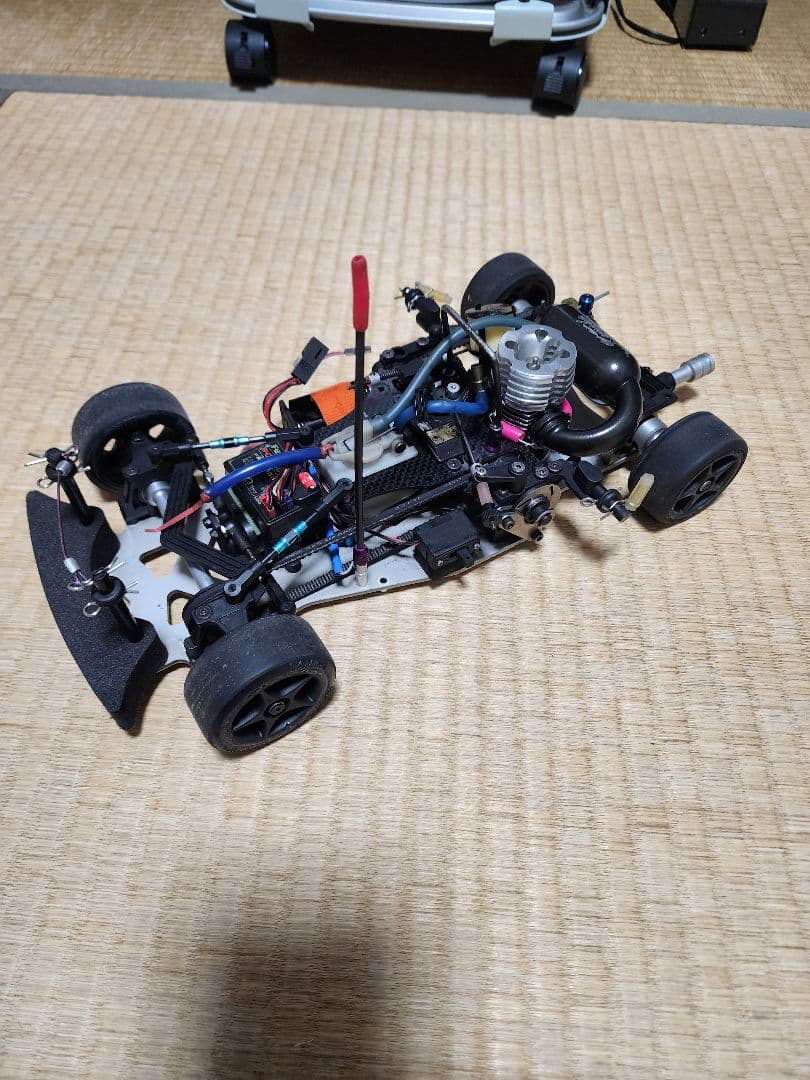 京商スパーダ09Lマーチ カップカー　メカプロポ付きジャンク扱い(古い為) 実働