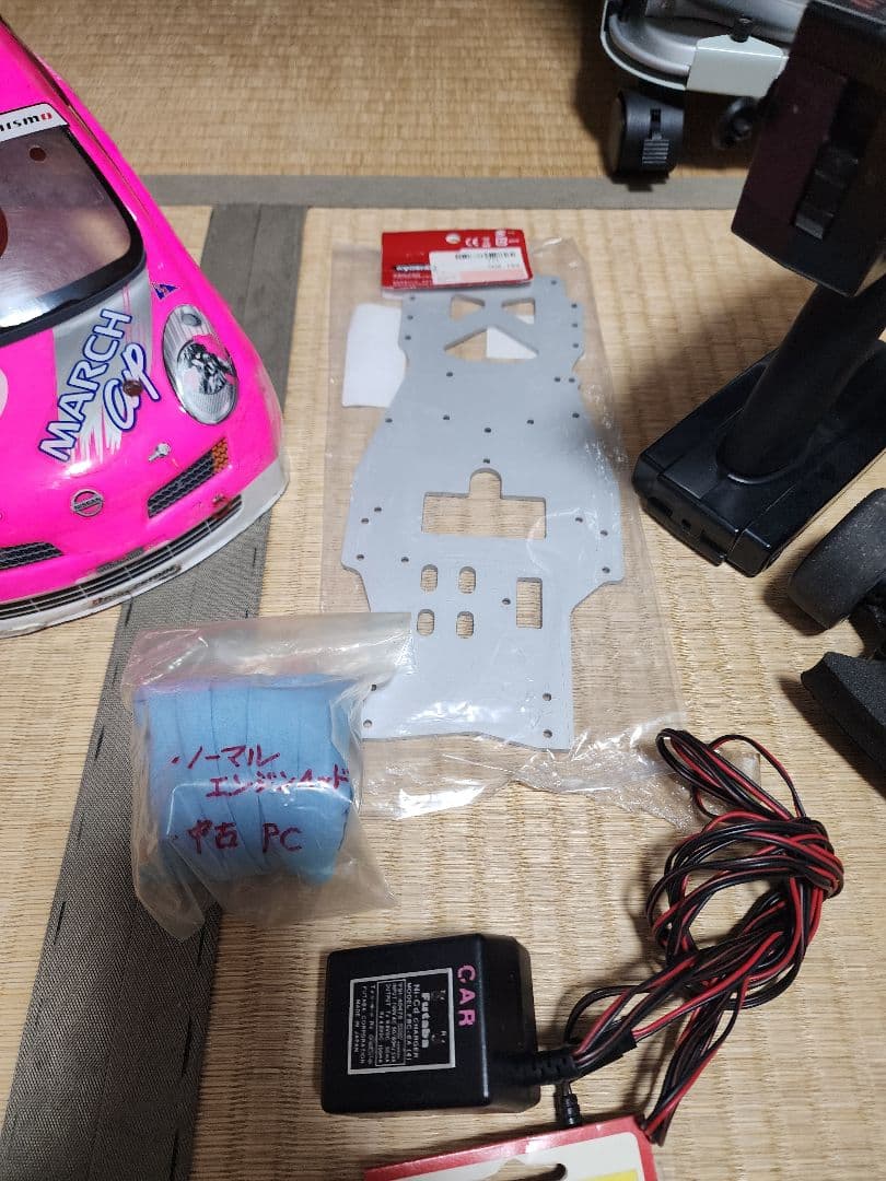 京商スパーダ09Lマーチ カップカー　メカプロポ付きジャンク扱い(古い為) 実働