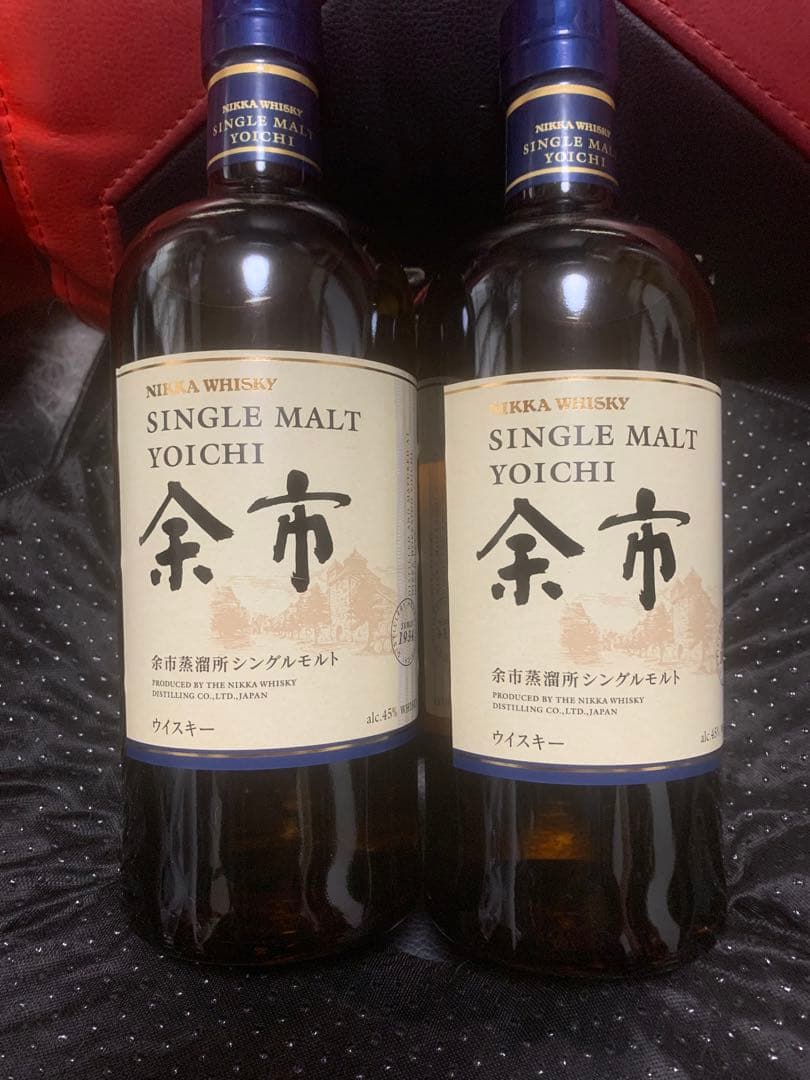 ニッカ シングルモルトウイスキー 余市 45度 700ml 2本セット