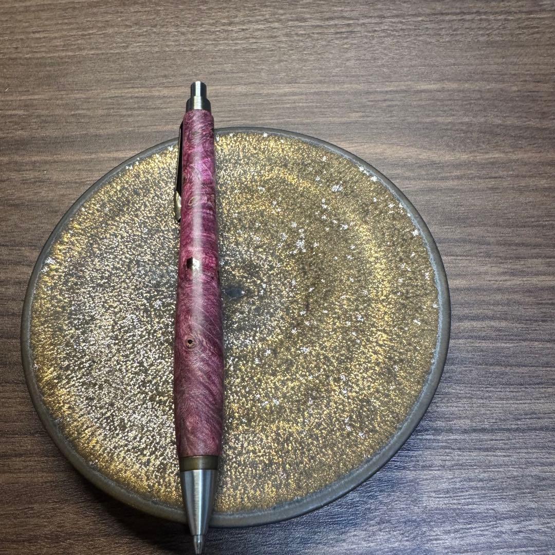 ウッドペンクラフト　スタピライズウッド　紫　シャーペン　未使用　オーダー品