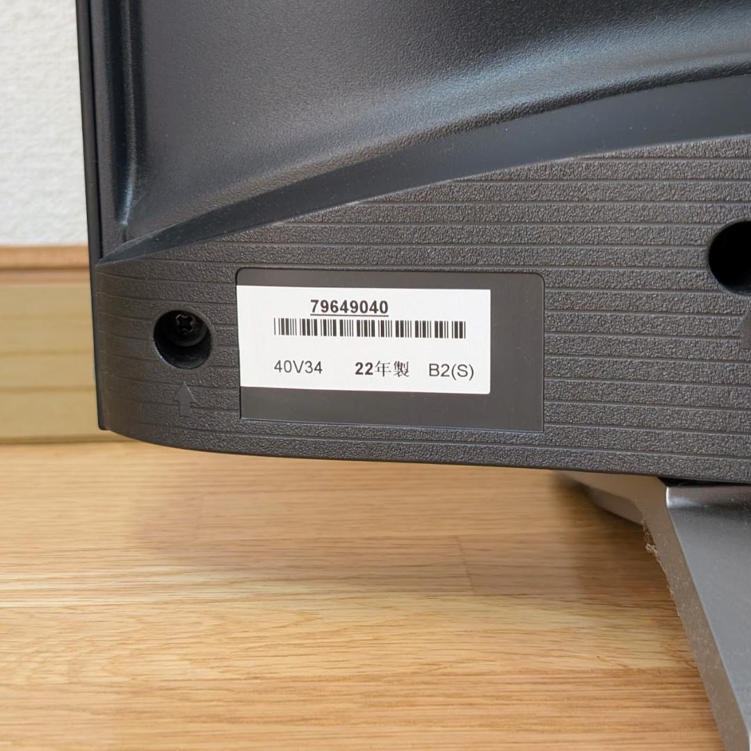 TOSHIBA 液晶テレビ 40V34 40インチ 2022年製