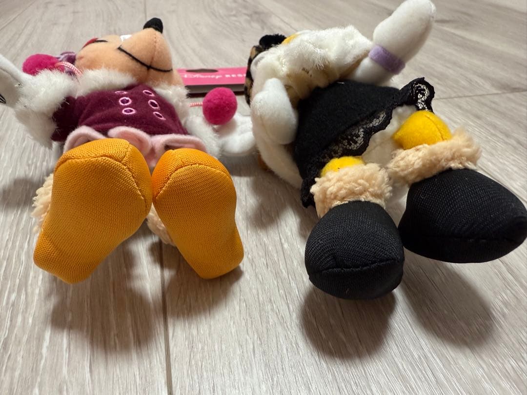 ミニー　デイジー　ぬいぐるみバッジ　ヒョウ柄　ディズニーリゾート　ディズニー